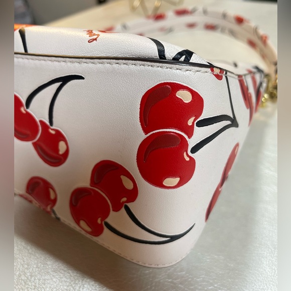 Coach Soft Tabby Shoulder Bag in Cherry Print 🍒 - Picture 10 of 17